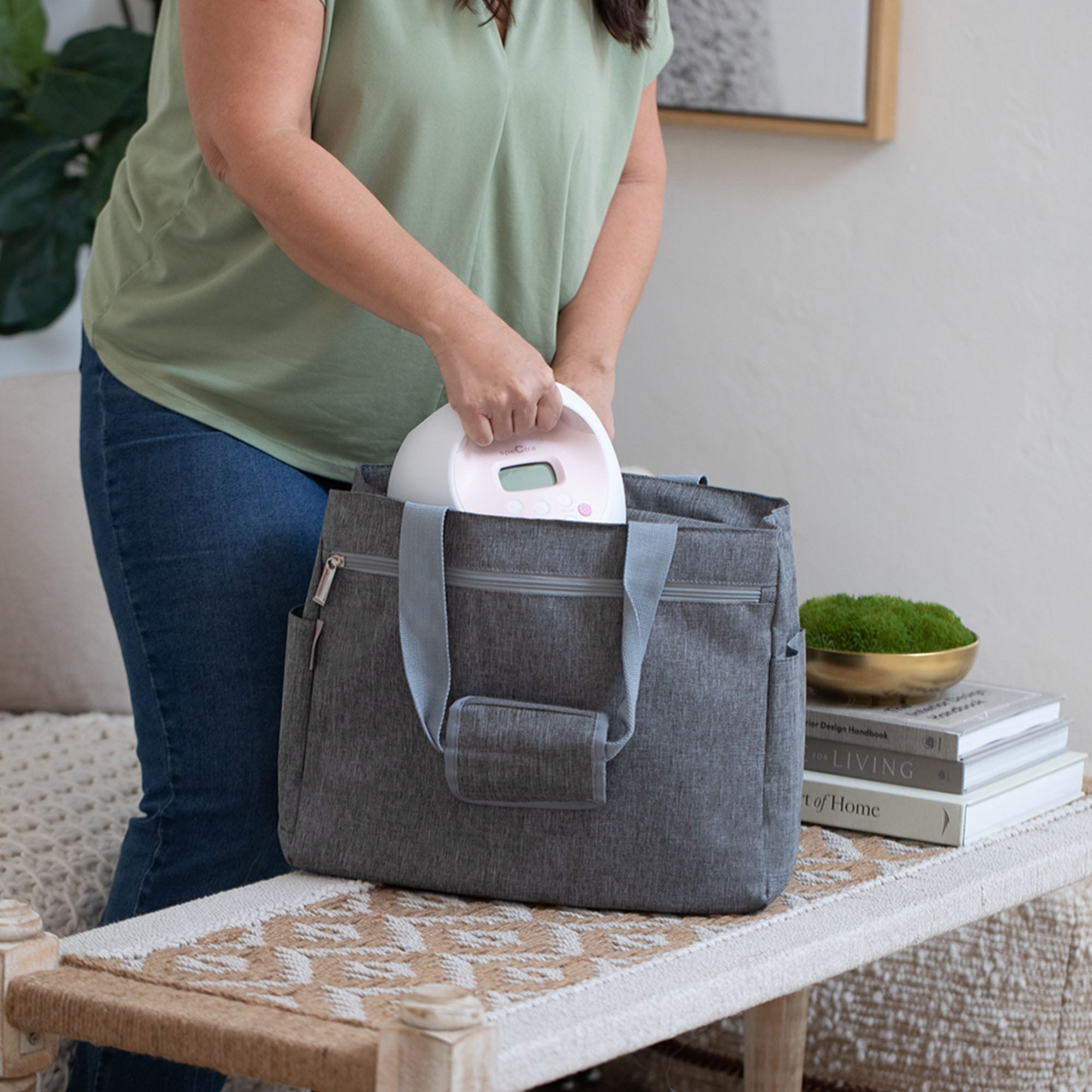 S2 Plus Electric Pump Bundle - Tote & Pink Cooler - Image 3