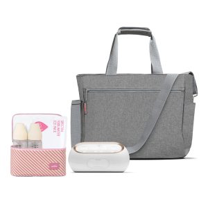 Synergy Gold® Portable Pump Bundle – Tote & Pink Cooler